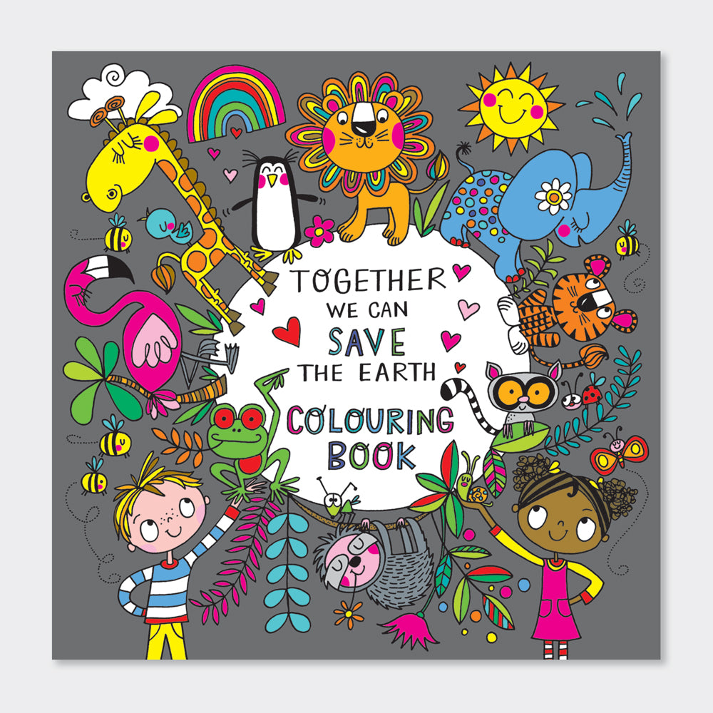 Children’s Colouring Book Together We Can Save The Earth Rachel Ellen