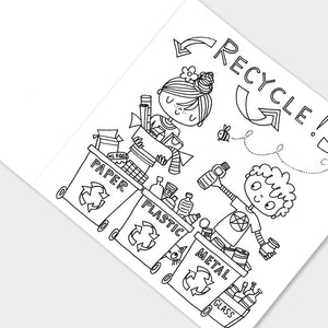 Children’s Colouring Book Together We Can Save The Earth Rachel Ellen