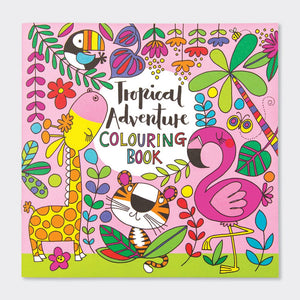 Children’s Colouring Book Tropical Adventure Rachel Ellen