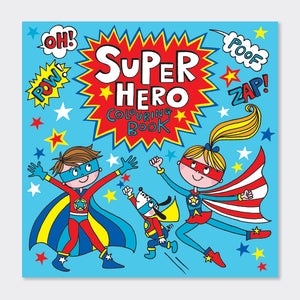 Children’s Super Hero Colouring Book Rachel Ellen