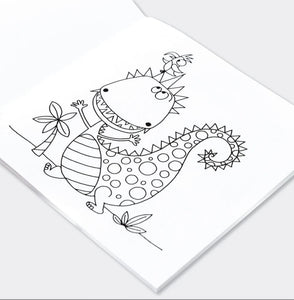 Children’s Colouring Book Dinosaurs Rachel Ellen