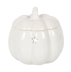 Autumn Pumpkin Cut Out Star Wax Melt Burner Ceramic